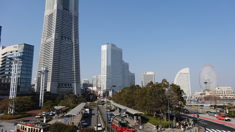 cityscape, modern, skyscraper, residential district, transportation, building exterior, office building exterior, minatomirai, 4K, city life, travel destinations