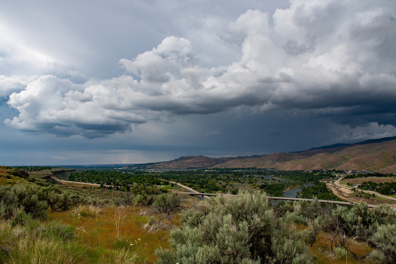 mountain, sky, beauty in nature, trees, countryside, daylight, land, near, tourism, environment, clouds, nature, treed, cloudy, skies, cloud - sky, no people