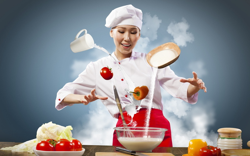 2K, chef, food, vegetables, master