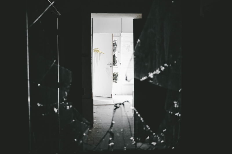 dark, black And White, 5K, no People, eerie, entrance, indoors, light, derelict, white, wooden, shadow, abandoned, door, black Color, city, urban, window