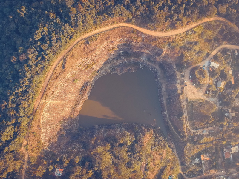 dib, pedreira, tranquil scene, day, drone, architecture, no people, aerial view, environment, tranquility, serradacantareira, saopaulo, arch, pedreiradib