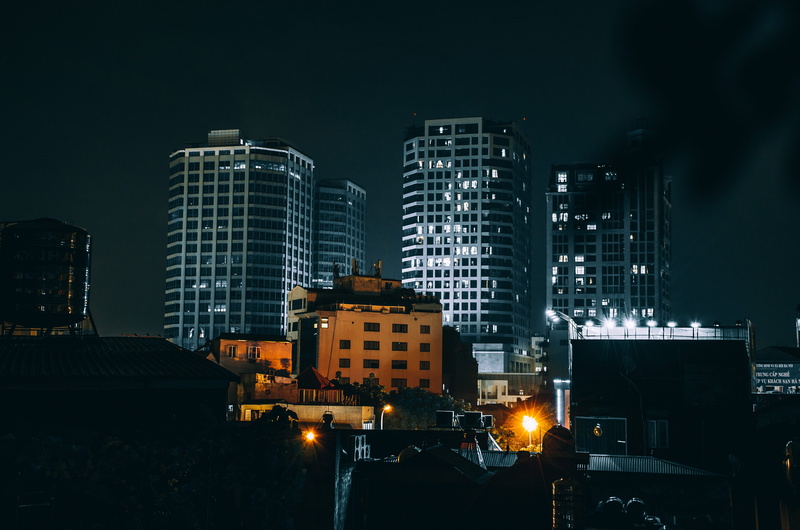 built structure, high, night, no people, rise, office building exterior, tall - high, outdoors, time, concrete, city, architecture, skycraper, buildings