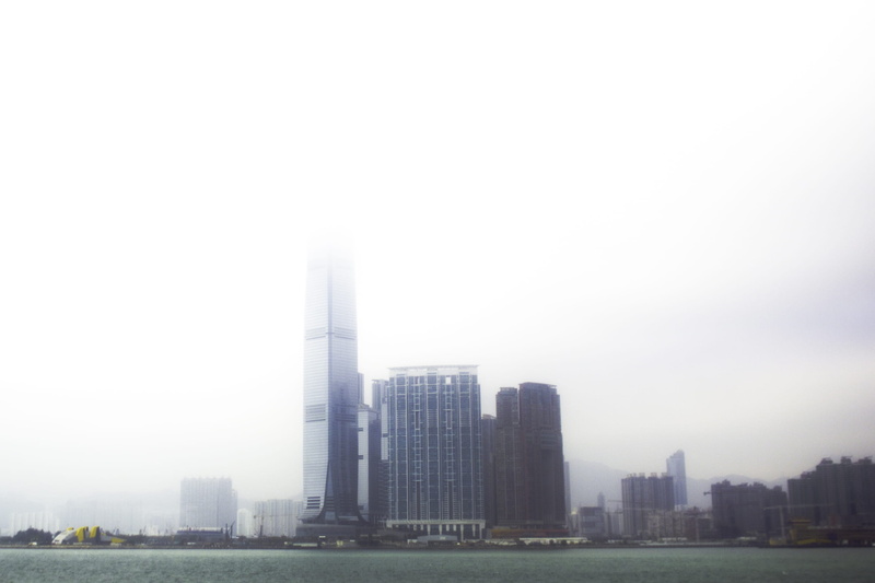 kennedy town, 2K, skyscraper, no people, copy space, sky scraper, financial district, tower, nature, fog, clear sky, pollution, building exterior, urban skyline