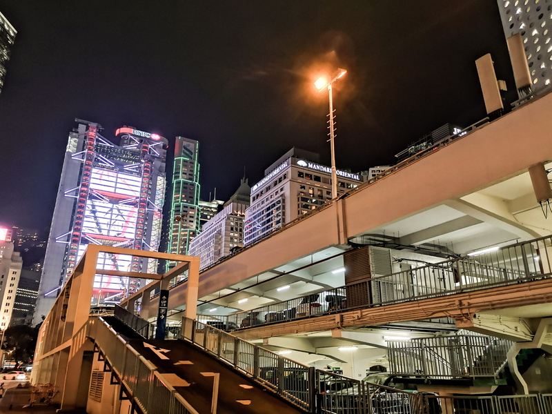 night, view, illuminated, railing, steps and staircases, staircase, building exterior, central, asia, office building exterior, built structure, building