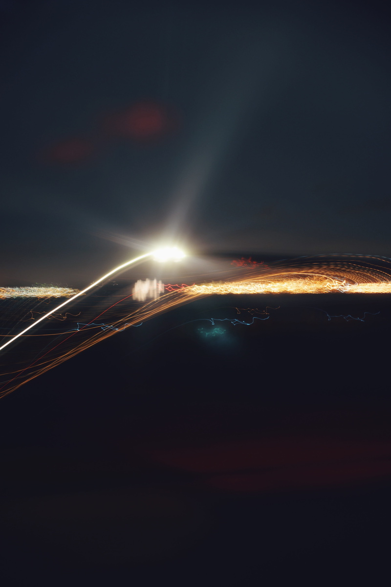 light trail, night, speed, photography, sky, blur, streaks, sea, light streak, highway, light, motion, shadow, road, colours, nature, spark, mode of transportation
