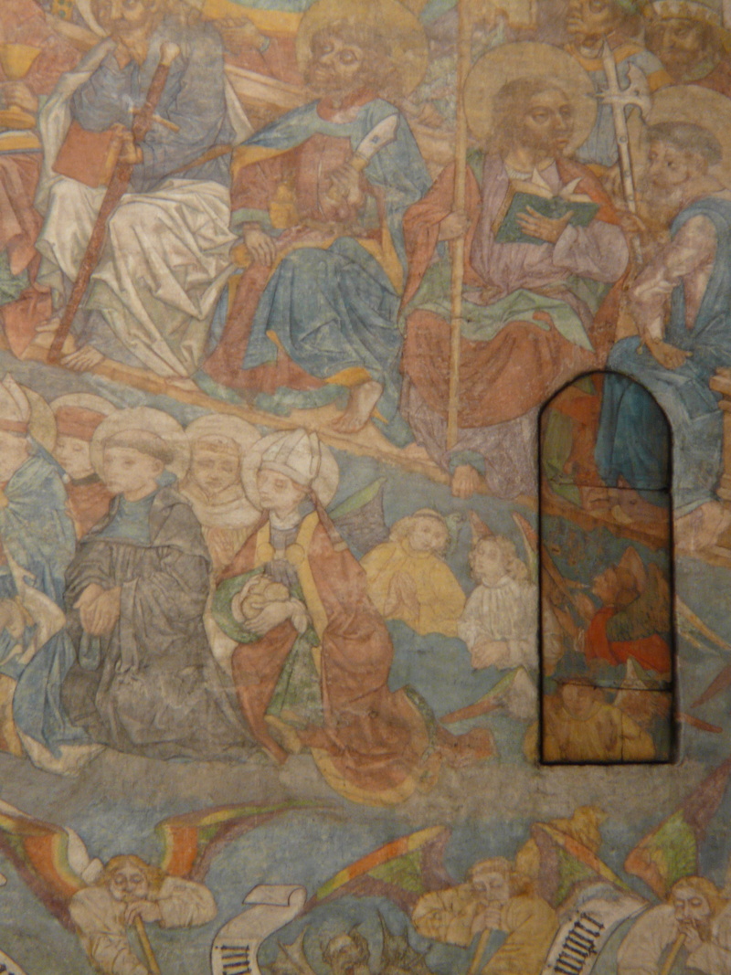 the past, iconography, all saints iconography, design, ruined, 2K, the most recent court, history, pattern, wall - building feature, door, indoors, fresco