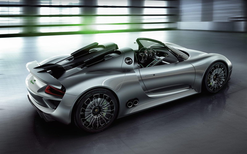 1080P, porsche, gray, sports, coupe, spyder, cars