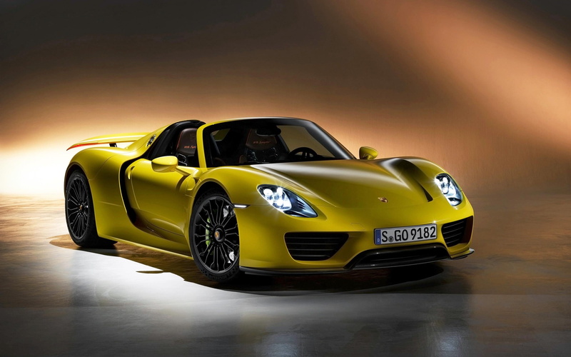 porsche, spyder, 2014, 2K
