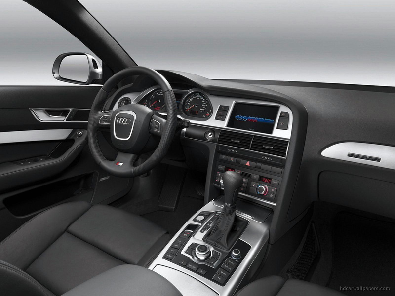 console, 720P, black, rs, 2009, gray, cars, car, interior, audi, center
