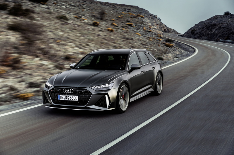 V8 Twin-Turbo, Audi, RS 6, track, RS6 Avant, 2020, markup, universal, 2019, dark gray, 4K