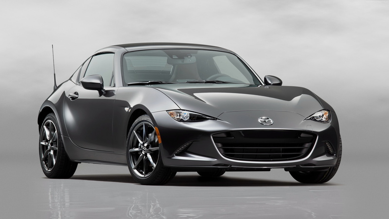 roadster, Mazda MX-5 RF, 4K, NYIAS 2016, silver