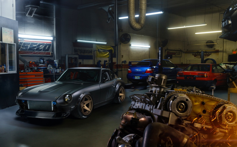 Garage, Engine, Dutsun, Front, 280Z, ADV.1, Project, 2K, Wheels