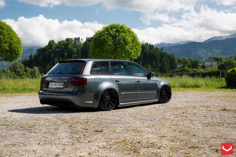 audi, rs4, avant, wheels, 1080P, vossen, tuning