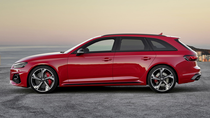 Red Car, Audi, Audi RS4 Avant, 1080P, Audi RS4, Luxury Car, Car, Station Wagon