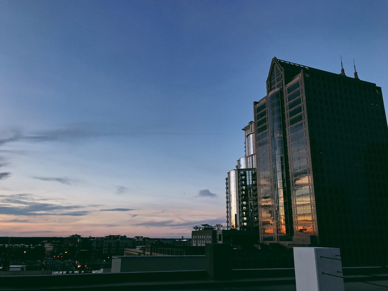 residential district, no people, sky, modern, low angle view, city skyline, office building exterior, north carolina, building exterior, apartment, outdoors