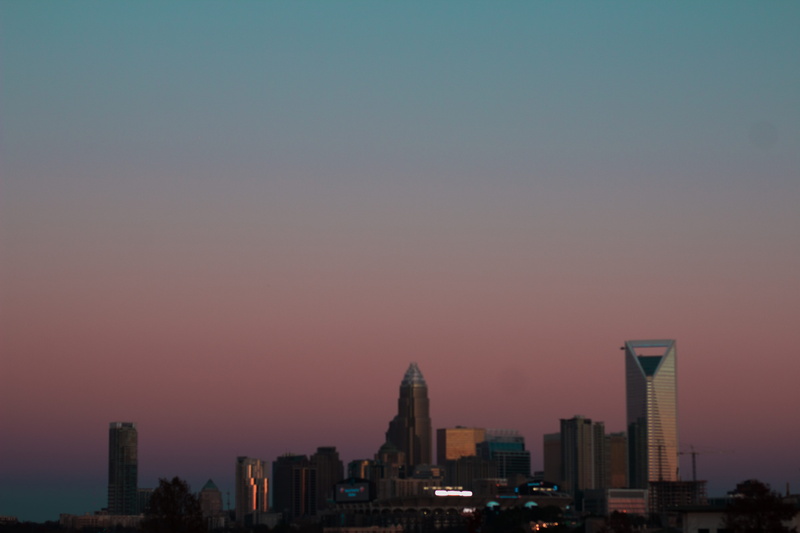 town, sky, carolina, building exterior, office building exterior, tall - high, modern, tower, north, sunset, uptown, downtown, built structure, city, landscape