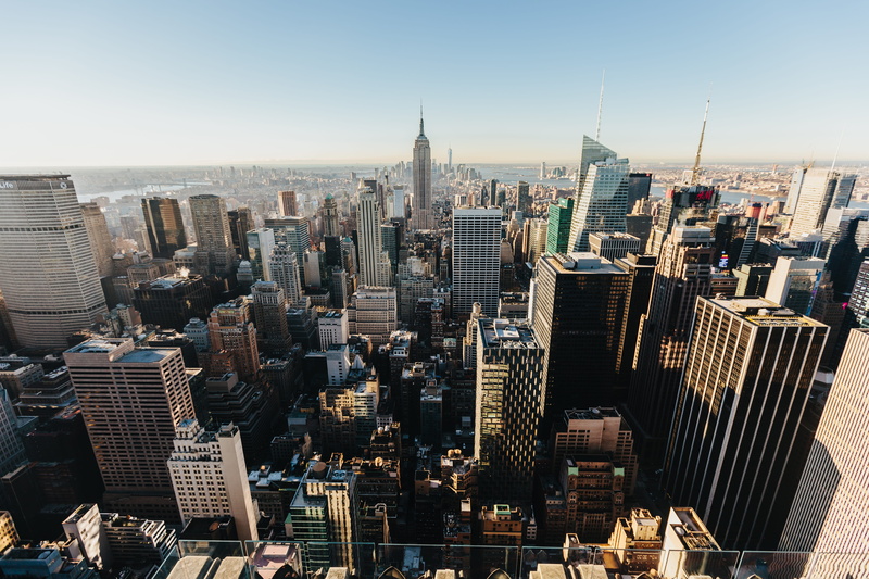 sky, nature, outdoors, empire state building, office, cityscape, architecture, york, tall - high, modern, building exterior, urban skyline, aerial, building