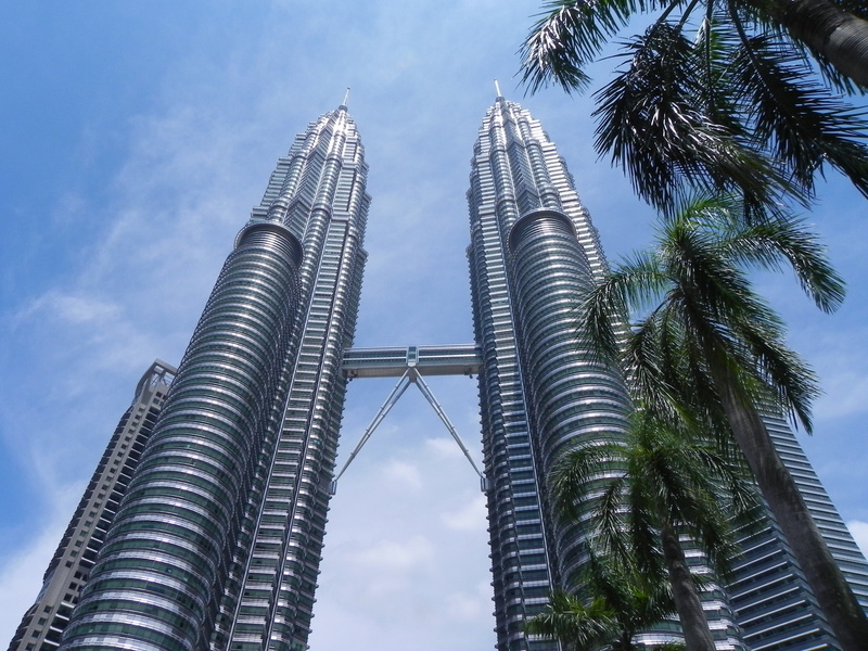 no people, day, tropical tree, building, cityscape, sky, kuala, building Exterior, tropical climate, office building exterior, tree, cloud - sky, city
