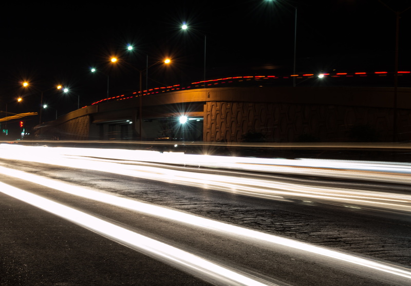 transportation, track, timelapse, illuminated, no people, building exterior, way, road, photography, city life, monterrey, on the move, outdoors, car, light trail
