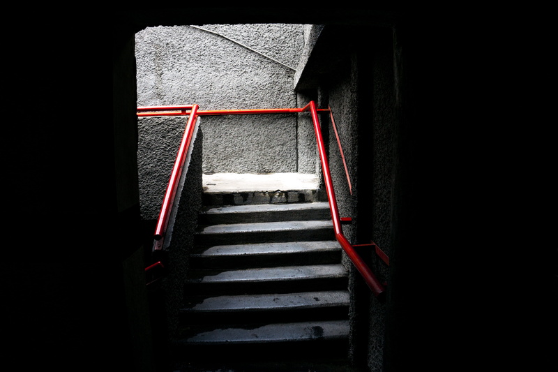 climb, business, mty, low angle view, no people, tied up, steps and staircases, day, stairs, built structure, wall - building feature, architecture, pattern