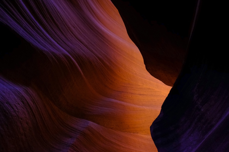 sandstone, scenics - nature, geology, 5K, non-urban scene, color, multi colored, antelope canyon, rock - object, physical geography, beauty in nature