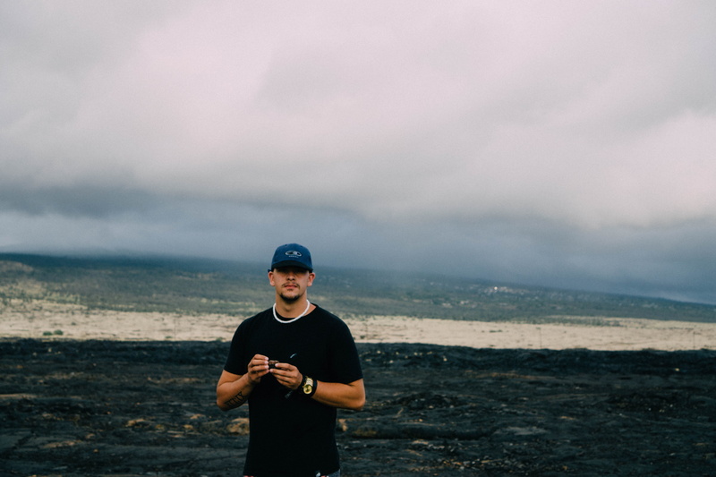 emotion, lava, front view, leisure activity, outdoors, cloud - sky, looking at camera, real people, land, kailua-kona, hawaii, island, 5K, day, scenics - nature