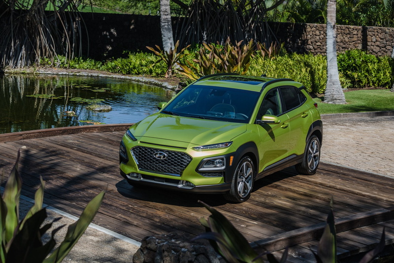 SUV, Vehicle, Hyundai Kona, 1080P, Car, Green Car, Hyundai