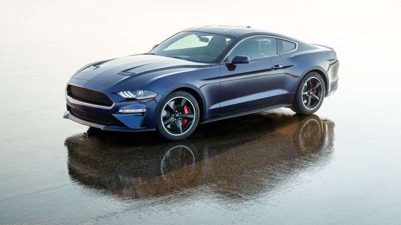 Ford, 2018, Kona Blue, 4K, Bullitt, Mustang