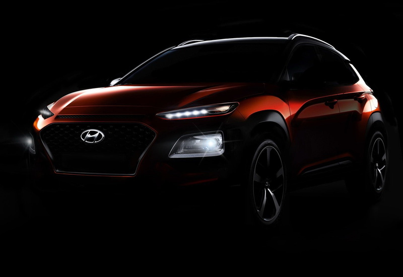 dark, mode of transportation, studio shot, 720P, sports car, kona, convertible, red, hyundai, black color, retro styled, copy space, (2018), black background