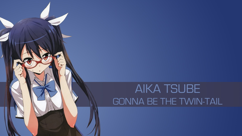 emotion, copy space, celebration, front view, portrait, clothing, blue, young women, young adult, adult, western script, standing, sky, gonna be the twin tail