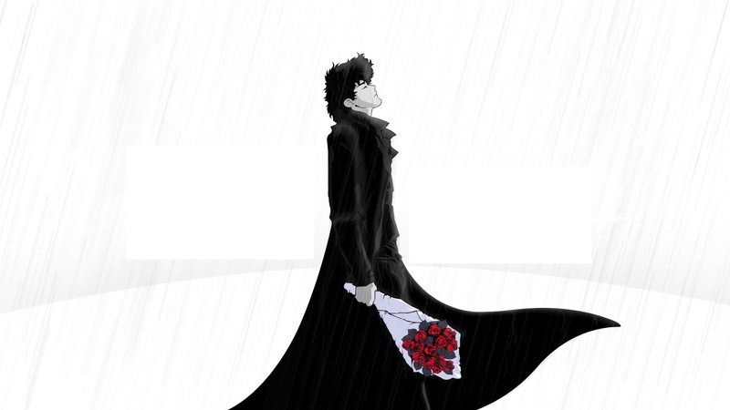 hd, cowboy, coat, bebop, carry, gonna, cobow bebop, anime, full length coat, weight, bouquet, 1080P, art, Flowers
