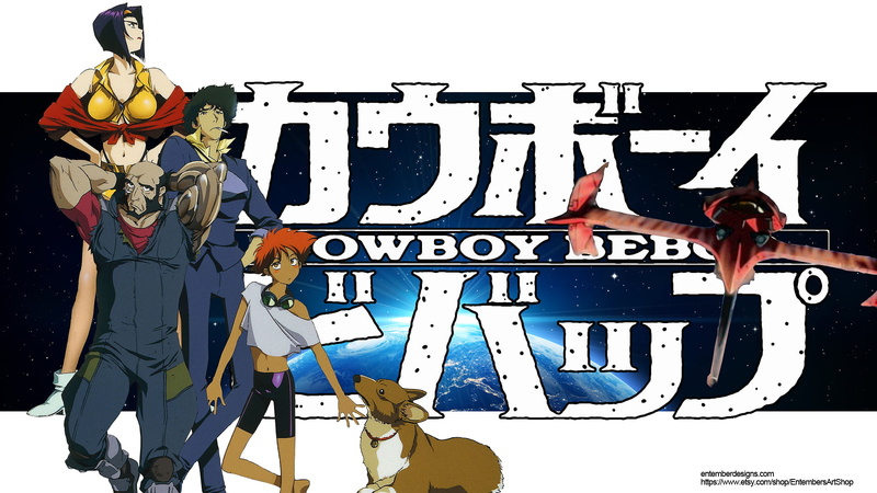 Ein (Cowboy Bebop), Spike Spiegel, Anime, Edward (Cowboy Bebop), 1080P, Jet Black, Faye Valentine, Cowboy Bebop