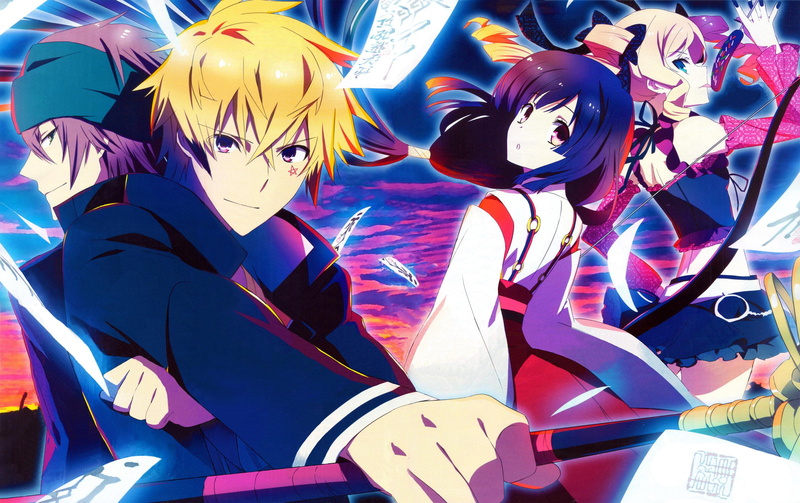 ato-touji, tsuchimikado-harutora, tokyo-ravens, ravens, 2K, tokyo, tsuchimikado-natsume
