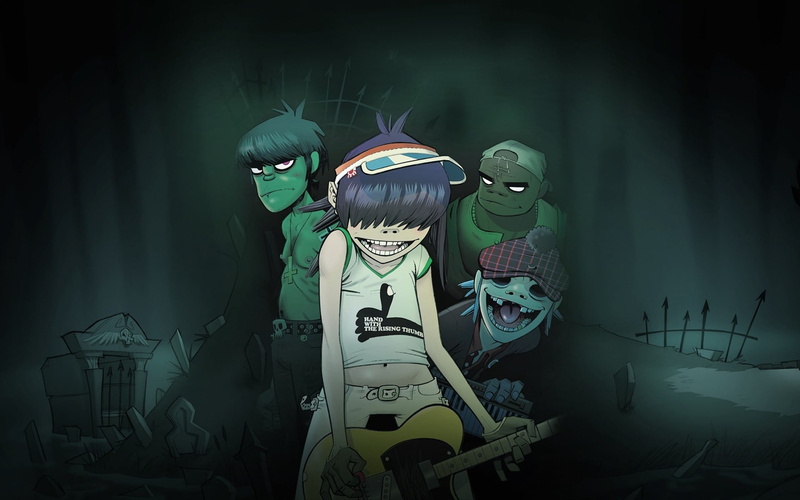 sound, animated, 1080P, music, gorillaz, efx