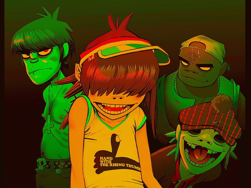 fun, art and craft, gorillaz, 720P, multi colored, people, celebration, indoors, men, arts culture and entertainment, creativity, representation, human representation