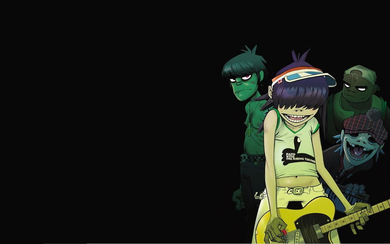 Noodle, Murdoc, Jamie Hewlett, Russel, 2, 720P, d, Trip Rock, Gorillaz