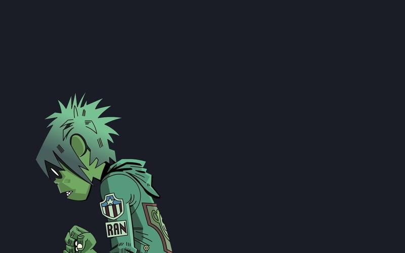 2, Jamie Hewlett, Trip Rock, Russel, Gorillaz, d, Murdoc, 720P, Noodle