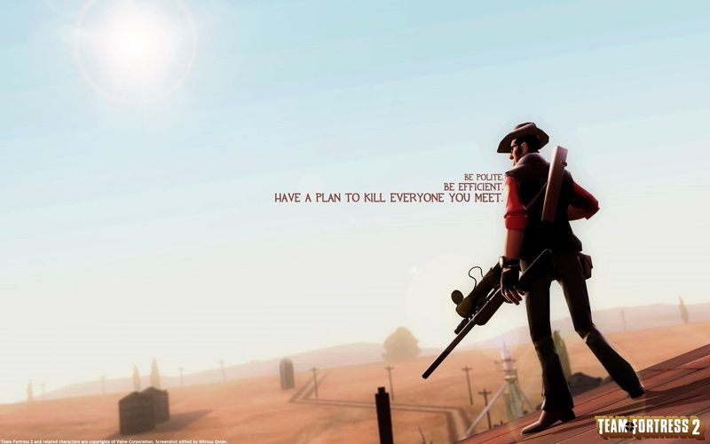 tf2, fortress, team, 720P, sniper