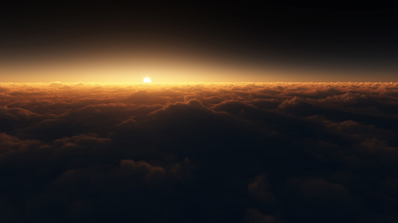nature, x, art, sun, sky, Clouds, horizon, 1080P, skyscapes, hd