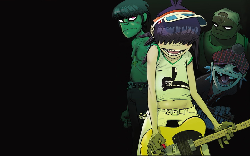 music, gorillaz, 720P, hd