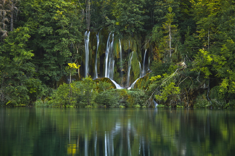 National Park Plitvice lakes, Croatia, water, forest, waterfall, trees, 1080P, lake, Plitvice Lakes National Park