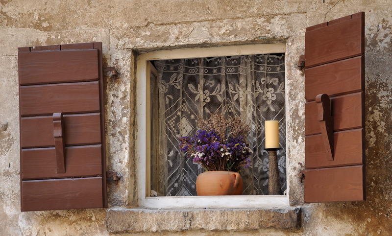 building, flower, house, glass, 2K, rovinj, plant, istria, architecture, no people, travel, city, wall, window box, flower pot, flowering plant, window sill