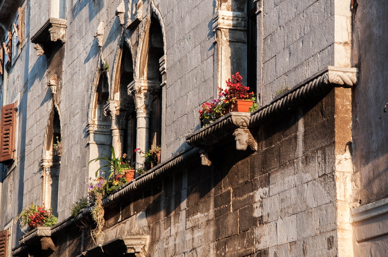 istria, low angle view, 4K, craft, no people, old, building, old town, croatia, history, porec, representation, art and craft, wall - building feature