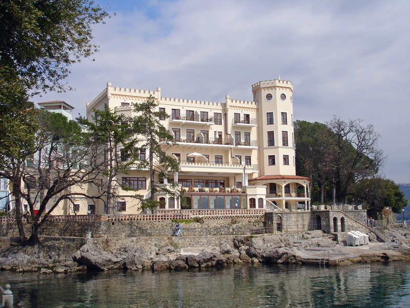 opatija, no people, architecture, travel destinations, riviera, plant, nature, adriatic sea, istria, mediterranean, abbazia, building, waterfront, day