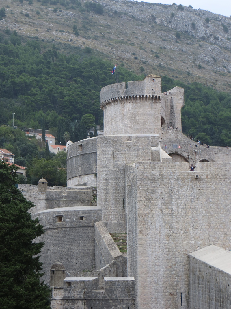 history, wall, dubrovnik, architecture, nature, no people, tourism, croatia, fortified wall, ancient, fort, castle, the past, plant, built structure, mountain