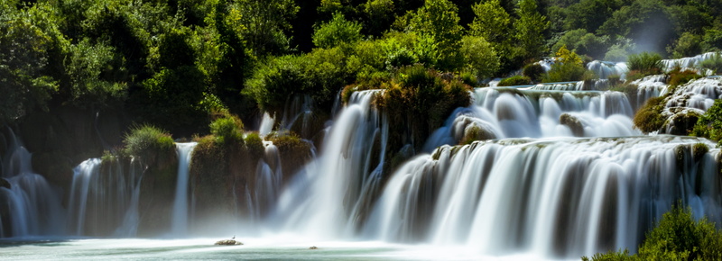 no people, tree, dalmatia, day, scenics - nature, outdoors, long exposure, krka, splashing, spraying, falling water, 5K, plant, beauty in nature, flowing