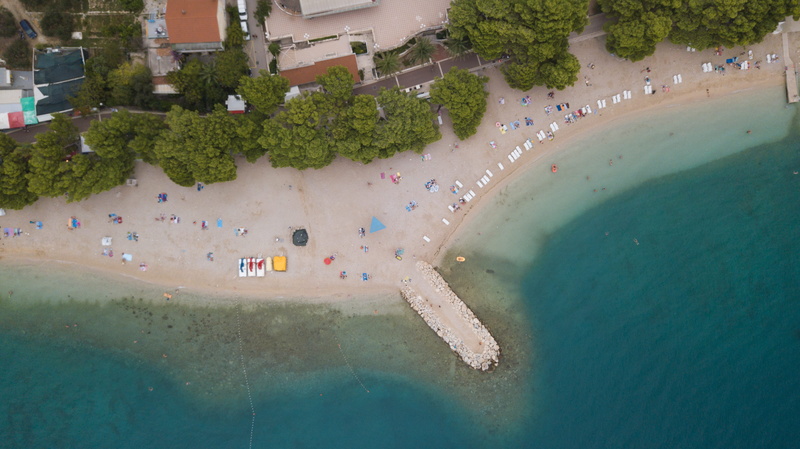 photography, mode of transportation, nature, architecture, built structure, building exterior, drone view, island, terrace, shore, ocean, vacation, croatia