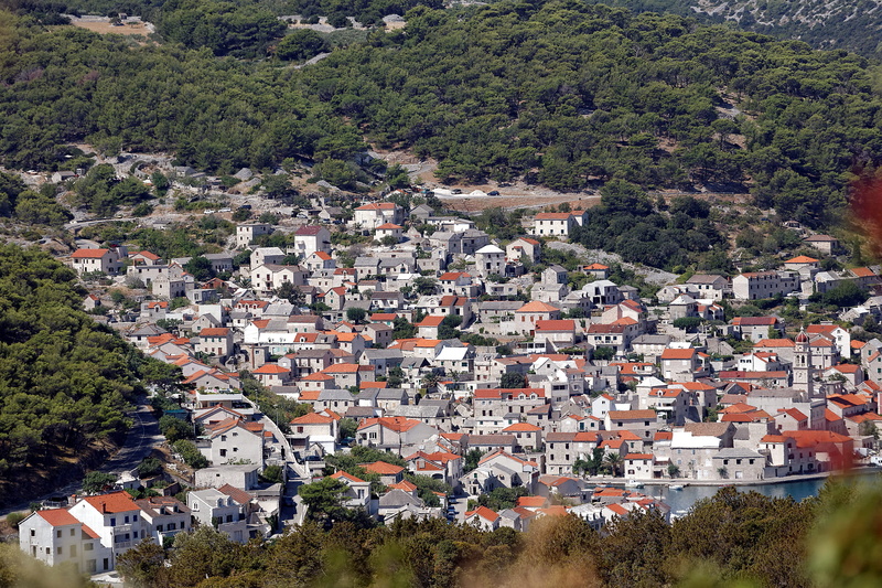 town, brac, house, growth, building, pusisca, europe, built structure, croatia, community, crowd, masonry, architecture, building exterior, settlement