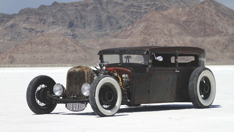 nature, car, no people, 1080P, mountain range, scenics - nature, mountains, outdoors, transportation, desert, land, non-urban scene, tire, road, Rat Rod