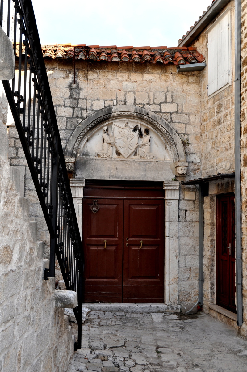 old, outdoors, bridge, travel, security, safety, croatia, building, house, steps and staircases, entrance, history, staircase, built structure, culture